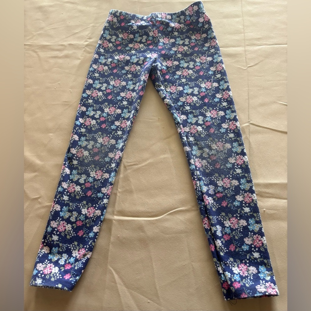 BCBG‎ Girls Blue and Pink Floral Leggings